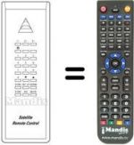 Télécommande équivalente Pace SS 3000