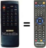 Télécommande équivalente Kathrein UFD 85