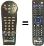 Télécommande équivalente Manhattan DSR 2500 CIP