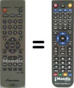 Télécommande équivalente Pioneer DV U7