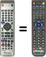 Télécommande équivalente Pioneer DVR 3100 S