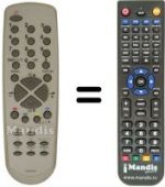 Télécommande équivalente Sinudyne 14605