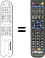 Télécommande équivalente LG 105-224V