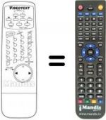 Télécommande équivalente Irradio FTC1449