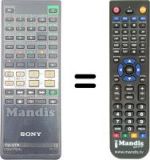 Télécommande équivalente Sony 1-465-783-11