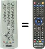Télécommande équivalente Sony KV-28CL10E