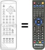 Télécommande équivalente Samsung 3F14-00037-050