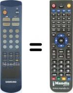 Télécommande équivalente Samsung 3F14-00034-140