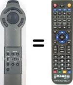 Télécommande équivalente Philips 14AA332419B