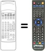 Télécommande équivalente Beko 61J187