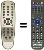 Télécommande équivalente LG 15LA32