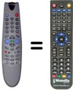 Télécommande équivalente Beko 33BCTL5NTX