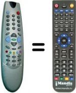 Télécommande équivalente Medion MD42211