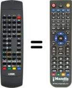 Télécommande équivalente Loewe ARCADA 8584ZP