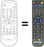 Télécommande équivalente Daewoo STVB220