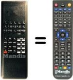 Télécommande équivalente Hitachi CPT2078