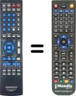 Télécommande équivalente Kenwood RCR0517