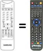 Télécommande équivalente AA59-10033