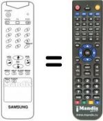 Télécommande équivalente AA59-10081N