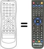 Télécommande équivalente Aeg RC1123703 / 00