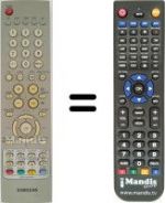 Télécommande équivalente Samsung BN59-00343A
