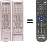Télécommande équivalente BN59-00378