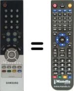 Télécommande équivalente Samsung LW17M25CP