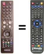 Télécommande équivalente BN59-00507B