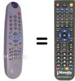 Télécommande équivalente Beko NR28T69