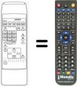 Télécommande équivalente RC51321