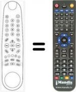 Télécommande équivalente RC12.4