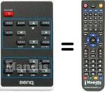 Télécommande équivalente Benq JOYBEE-GP1