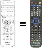 Télécommande équivalente Hitachi CP2984TAN