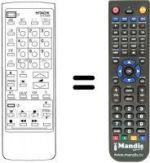 Télécommande équivalente Hitachi CL2146TAN