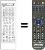 Télécommande équivalente Hitachi C28P510VT