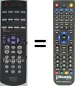 Télécommande équivalente Hitachi 35UX60B
