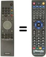 Télécommande équivalente CT-822