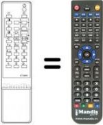 Télécommande équivalente CT-9289