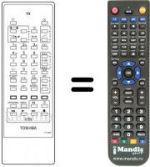 Télécommande équivalente CT-9385