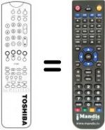 Télécommande équivalente CT-9901