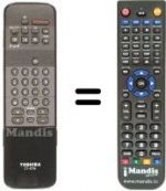 Télécommande équivalente CT-9734