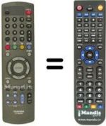 Télécommande équivalente CT-90002