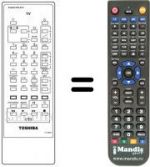 Télécommande équivalente CT-9384