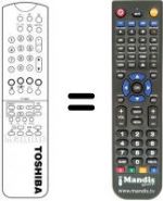 Télécommande équivalente CT-9868