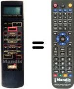 Télécommande équivalente Amstrad DD9901