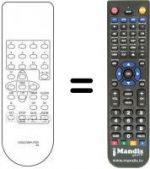 Télécommande équivalente Formenti CTV8555