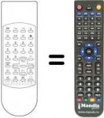 Télécommande équivalente Technisat TV55-303