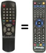 Télécommande équivalente REMCON509