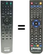 Télécommande équivalente REMCON857