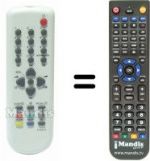 Télécommande équivalente Daewoo F14V1N